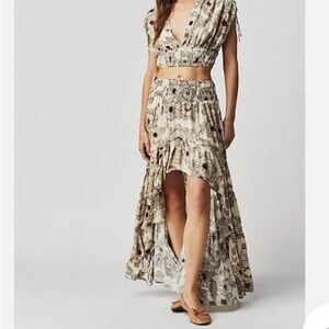 Free People Morning Sun Set Skirt